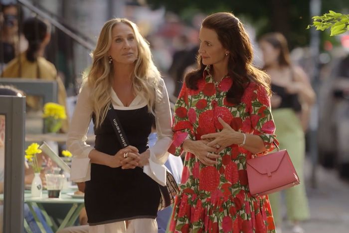 Only Carrie Bradshaw Could Put a Fire Out in Stilettos