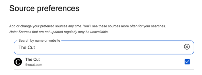 You Can Make It So You See Cut Articles First in Google