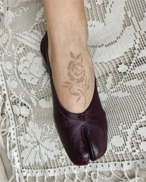 The London-Based Tattoo Artist Known for Her Crochet Designs