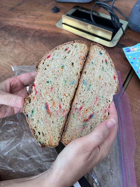 We Tried Taylor Swift’s Funfetti Sourdough (Sort Of)